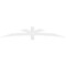 Ekena Millwork Davenport Architectural Grade PVC Gable Bracket, 96"W x 16"H x 2"D x 4"F, 4/12 Pitch GBP096X16X0204DAV00 - alternate 3
